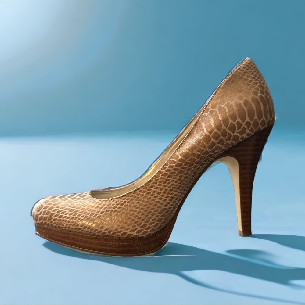 Alfani Faux Leather Snake Print Pumps size 7.5